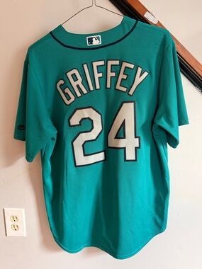 Majestic Seattle Mariners Ken Griffey Jr Jersey